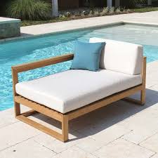 Teak Outdoor Chaise Lounge Casita