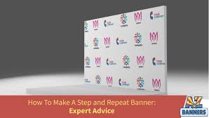 how to make a step and repeat banner