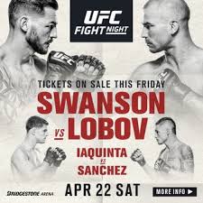 Ufc 185 took place saturday, march 14, 2015 with 12 fights at american airlines center in dallas, texas. Ufc Fight Night 108 Swanson Vs Lobov Mma Event Tapology