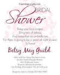 Bridal Shower Invitation Wording Sample Get Together Samples