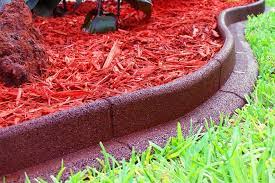 Eco Border 3 X 48 Red Rubber No Dig
