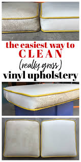 How To Clean Vinyl Upholstery