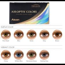Air Optix Colors Gray Colored Contacts In The Color Gray