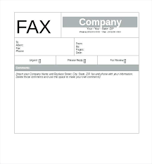 Fax Cover Letter Word Template Fax Cover Sheet Word Fax Cover Sheet