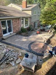 Brick Paver Patio And Retaining Wall