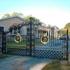 european nobilityue style wrought iron gate