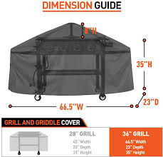 Camping chef flat top grill. Buy Arcedo Grill Griddle Cover For Blackstone 36 Inch Grill Waterproof Flat Top Gas Grill Griddle Station Cover Heavy Duty Outdoor 4 Burner Griddle Grill Cover Weather Resistant Includes Support Pole Online