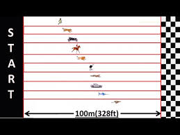 Speed Comparison Race Simulation