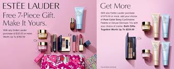 estee lauder gift with purchase 7 pcs