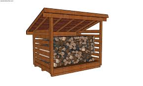 2 cord firewood shed free diy plans