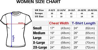 46 High Quality Europe T Shirt Size Chart