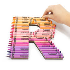 back to diy crayon letter