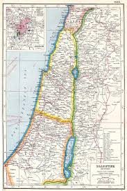 Much of the palestinians' land is divided by israeli military checkpoints. Israel Palestine Modern Libnan Lebanese Royal Jerusalem With Old Map 1920 Amazon De Kuche Haushalt