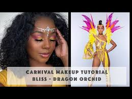 carnival makeup yellow pink bliss