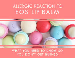 allergic reaction to eos lip balm