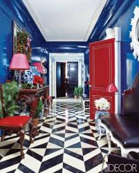 red white and blue rooms bright rooms