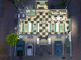 Sims 4 Retro Diner No Cc Restaurant