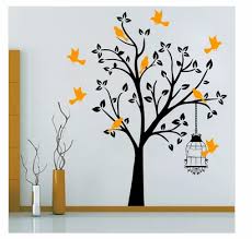 Innovative Bird Tree Wall Decal For