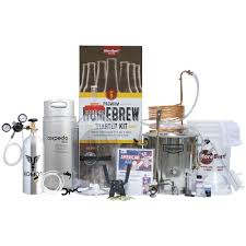 home brewing kit with kegging system