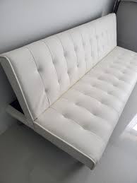 white sofa bed furniture home living