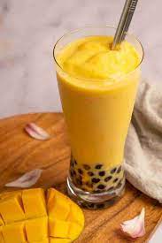 mango bubble tea ice blended