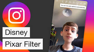 how to get disney pixar filter on