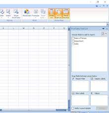 how to insert pivot table chart in ms