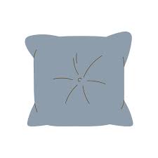 Pillow Gray Home Furniture Icon Stock