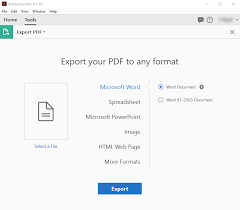 File Format Options For Pdf Export Adobe Acrobat