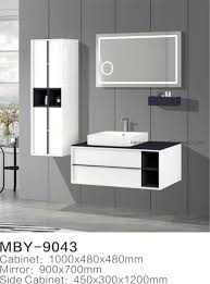 White Pvc Bathroom Cabinet European