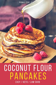 low carb coconut flour pancakes