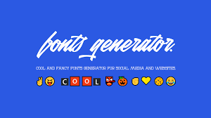 fonts generator 𝖈𝖔𝖕𝖞 𝖆𝖓𝖉 𝖕𝖆𝖘𝖙𝖊 emoji
