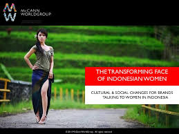 Most indonesian girls are wifely and motherly; The Transforming Face Of Indonesian Women