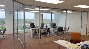 Office Glass Wall Partitions Floor To