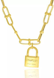 ds jewelry 18k yg hardware chain w