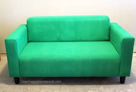 a sofa with paint