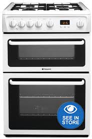 Hotpoint Hag60p 60cm Double Oven Gas