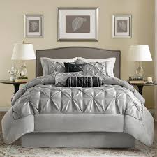 madison park gray laurel comforter set