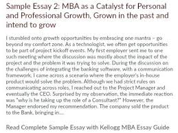 Insead Mba Essays Examples Professional And Personal Growth Essay 2