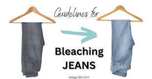 how to bleach your jeans to a light