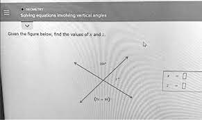 Solved Geometry Solving Equations