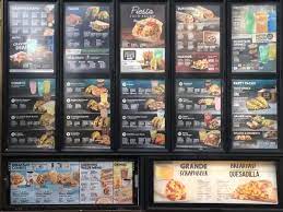 Fast Food Menu Prices gambar png