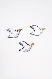 Seagull Quirky Wall Hanging Flying Bird