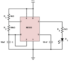 The second 555 timer helper will extend the timers output duration without having to use large values of r1 and/or c1. 555 Timer Astable Circuit Electrical Engineering Electronics Tools