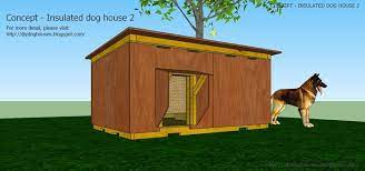 Dog House Plans Concept Insulated