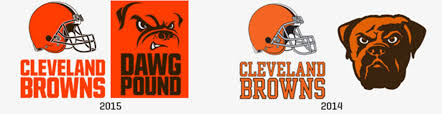 The team's colors are brown, orange, white. Cleveland Browns New Logo Unveiled Sports Illustrated