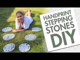 How To Make Handprint Stepping Stones