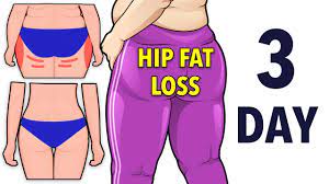 3 day hip fat loss exercises no