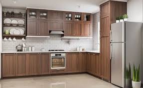 plywood modern kitchen cupboard at rs