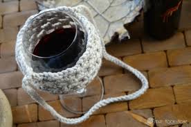 Wine Glass Lanyard Crochet Pattern